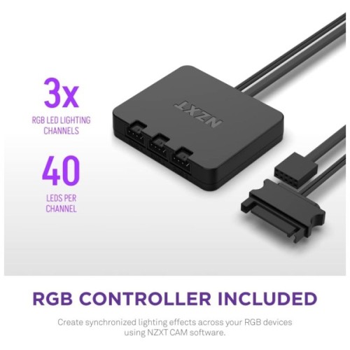 Кулер до корпусу NZXT F120RGB Duo - 120mm Dual- (RF-D12SF-B1)