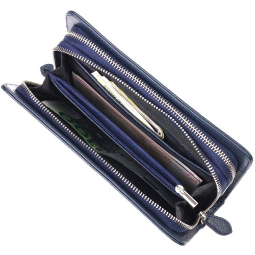 Сумка Canpellini З натуральної шкіри Синя (21568)