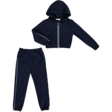 Спортивний костюм дитячий Toontoy на блискавці (16625-152G-blue)