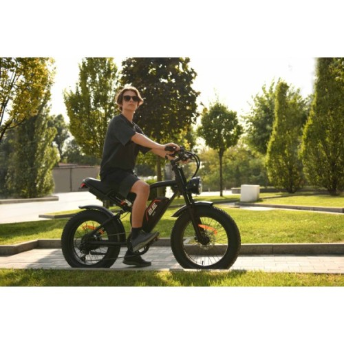 Електровелосипед 2E EB11 20", Червоно-чорний (EB11)