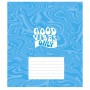 Зошит Школярик Good vibes only 18 аркушів клітинка (018-3561K)
