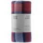 Плед Ardesto Fleece 100% поліестер, клітинка, синьо-бордовий 130х160 см (ART0719PB)