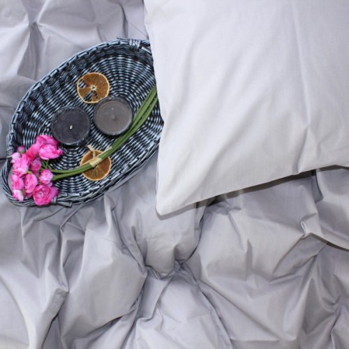 Постільна білизна MirSon Ranforce Elite 16-5703 Light Gray 2х160х220 (2200004730813)