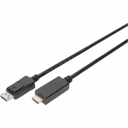 Кабель мультимедійний DisplayPort M to HDMI M 2.0m 4K Digitus (AK-340303-020-S)