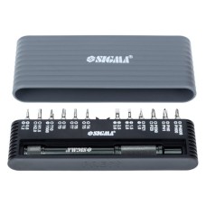 Набір викруток Sigma з бітами 1/4 "24шт CrV для мобільних телефонів (пласт кейс) (4003251)