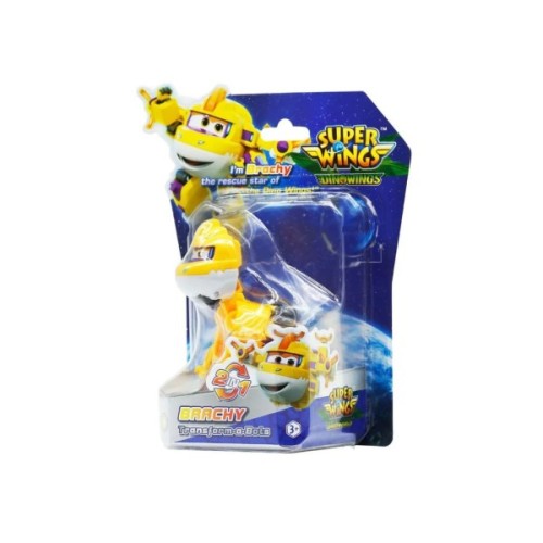 Фігурка Super Wings трансформер Transform-a-Bots Брахі (Brachy), 5см (YW790043)
