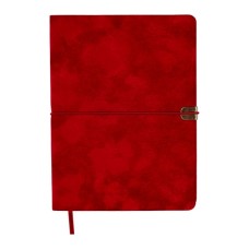 Тижневик Buromax недатований VELOUR, A5, червоний, штуч.шкіра, 336 сторінок (BM.20770-05)