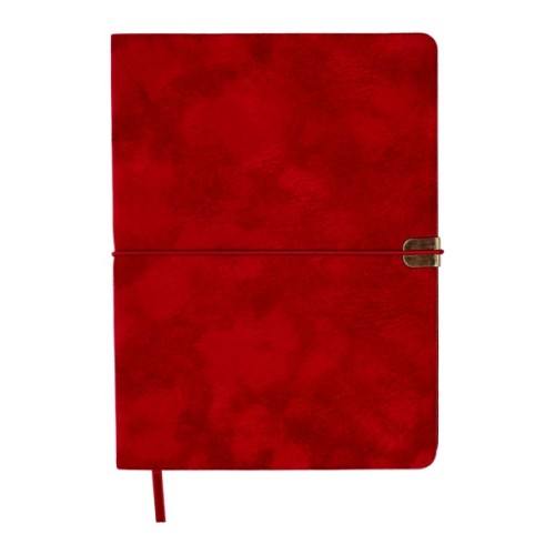 Тижневик Buromax недатований VELOUR, A5, червоний, штуч.шкіра, 336 сторінок (BM.20770-05)