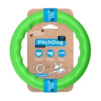 Іграшка для собак Collar PitchDog Кільце для апортування 17 см салатове (62365)