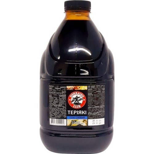 Соус Hokkaido Club Соєвий Теріякі 3 л (4820172440956)