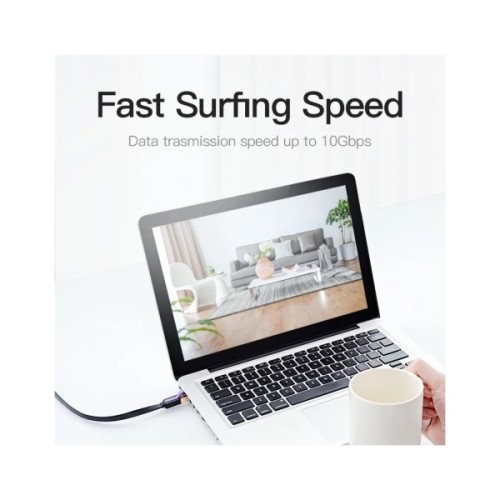 Патч-корд 2м, FTP cat 7 RJ-45 black Vention (ICABH)