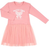 Плаття дитяче Breeze с фатиновой юбкой (20935-128G-peach)