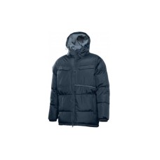 Куртка робоча Hoegert HT5K926, LEON, утеплена, капюшон, поліестер, темно-синя, 3XL 58 (HT5K926-3XL)