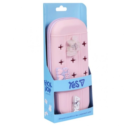 Пенал Yes твердий з силіконовою панеллю Charming PHS-4 (533839)