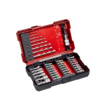 Набір свердл і біт Einhell L-Box, по металу HSS, 39шт (108911)