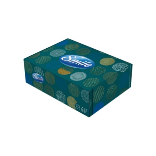 Серветки косметичні Smile 3 шари 70 листів Дизайн коробки в асортименті (4823071662016)