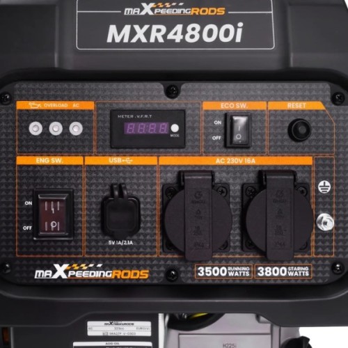 Генератор maXpeedingRODS MXR4800i інверторний (3,8 kW), 220V, 50H (mxr4800i)