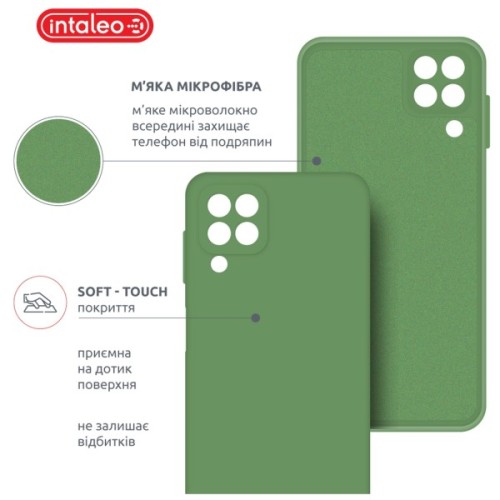 Чохол до мобільного телефона Intaleo SoftShell Samsung Galaxy A22 LTE (4G) Green (1283126562624)