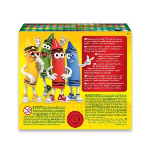 Олівці кольорові Crayola воскові, 64 шт (52-6448)