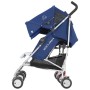 Коляска Maclaren Twin Triumph для двійні Blue/Silver (WM1Y120042)