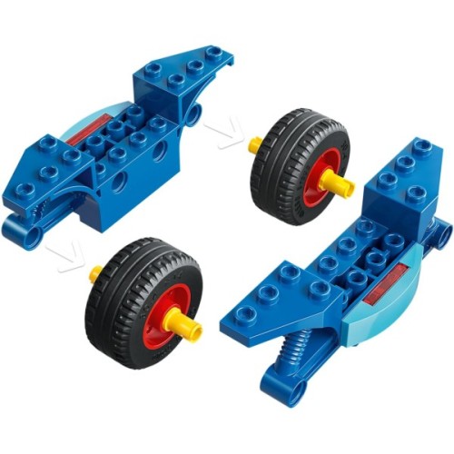 Конструктор LEGO Spidey Павук на мотоциклі проти Носорога (11206)