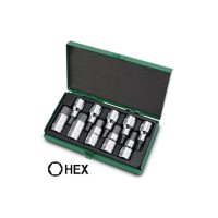 Набір торцевих головок Toptul шестигранник 1/2" Н4-Н19 (GAAD1007)