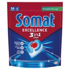 Таблетки для посудомийних машин Somat Excellence 3-in-1 34 шт. (9000101831986)