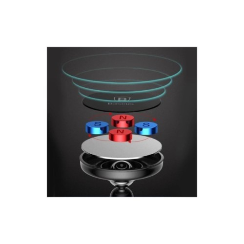 Універсальний автотримач Baseus Magnetic Bullet An on-board (клейка стртрічка) black (SUYZD-01)