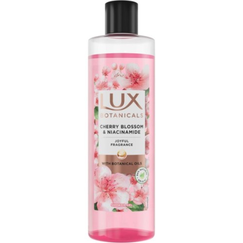 Гель для душу Lux Botanicals Цвіт вишні та ніацинамід 480 мл (8720181499814)