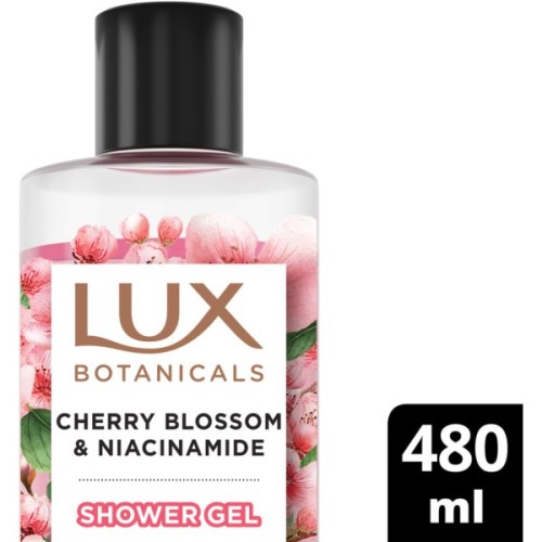 Гель для душу Lux Botanicals Цвіт вишні та ніацинамід 480 мл (8720181499814)
