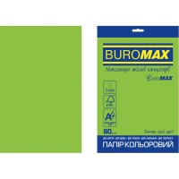 Папір Buromax А4, 80g, INTENSIVE green, 20sh, EUROMAX (BM.2721320E-04)