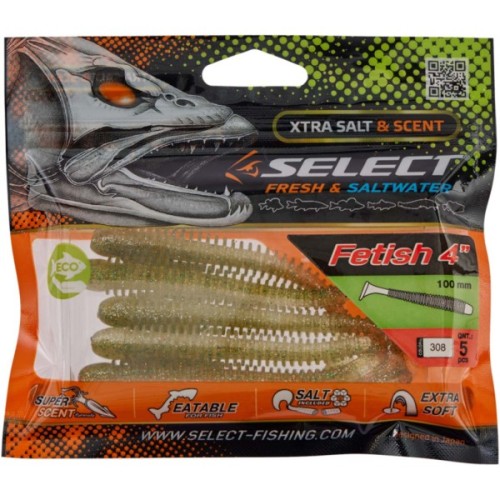 Силікон рибальський Select Fetish 4" 308 (5 шт/уп) (1870.71.72)
