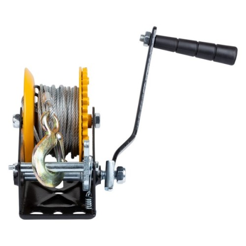 Лебідка Sigma ручна барабанна, сталевий трос 10мx5мм, 550кг (6134011)