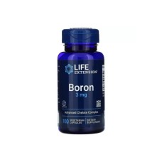 Мінерали Life Extension Бір, 3 мг, Boron, 100 вегетаріанських капсул (LEX-16611)