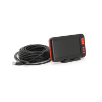 Інспекційна камера Voltronic міні камера 8 mm, LCD дисплей-4.3 дюйми, підсвічування 8 світлодіодів, довжина кабелю 10м (YT-En-2SW+W)