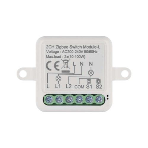 Модуль управління розумним будинком EMOS H5104 ZigBee 3.0 2-Channel (H5104)