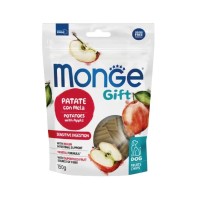Ласощі для собак Monge Gift Dog Fruit Chips Sensitive digestion картопля з яблуком (веган) 150 г (8009470085786)