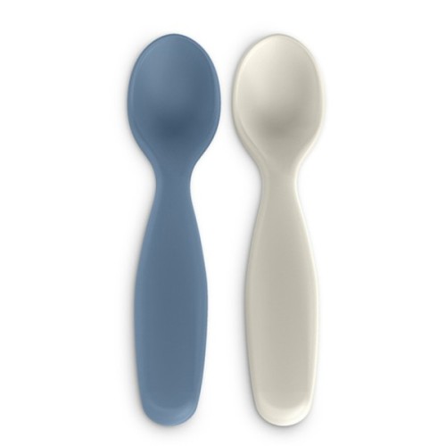 Набір дитячого посуду Suavinex Go natural, ложок, сіро-блакитний, 2 шт. (308048)