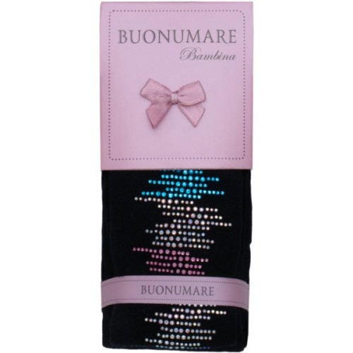 Колготки дитячі BNM зі стразами (M0C0302-2031-11G-black)