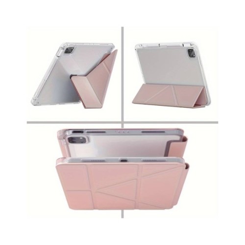 Чохол до планшета BeCover Ultra Slim Origami Transparent Apple iPad Pro 11" M5 2025 Pink (715956)