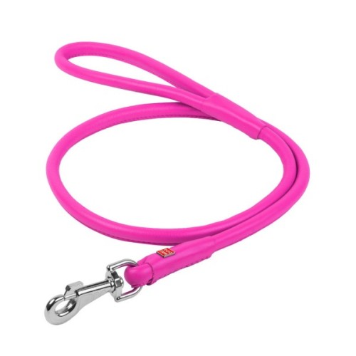 Повідець для собак WAUDOG Glamour круглий L d 13 мм Д 122 см рожевий (33797)