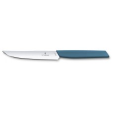 Кухонний ніж Victorinox Swiss Modern Steak 12 см Синій (6.9006.122)