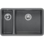 Мийка кухонна GRANADO Under top DOUBLE grafito (gr3409)