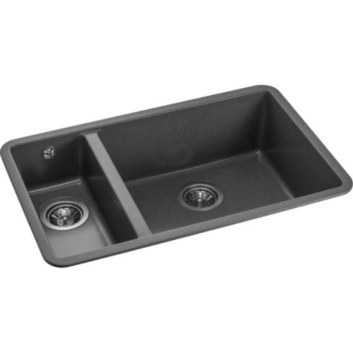 Мийка кухонна GRANADO Under top DOUBLE grafito (gr3409)