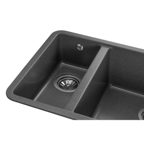 Мийка кухонна GRANADO Under top DOUBLE grafito (gr3409)