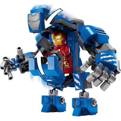 Конструктор LEGO Super Heroes Лабораторія Залізної Людини: зал обладунків (76315)