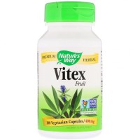 Трави Nature's Way Вітекс, Vitex Fruit, 400 mg, 100 капсул (NWY-11750)