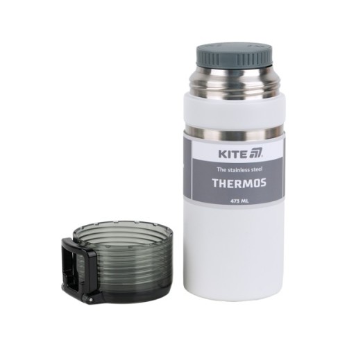 Термос Kite 473 мл білий (K25-320-1)