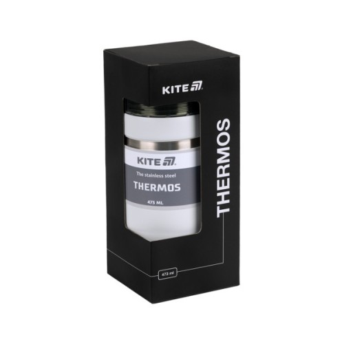 Термос Kite 473 мл білий (K25-320-1)