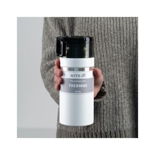 Термос Kite 473 мл білий (K25-320-1)